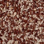 Steinteppich Roma mit roten und beigen Marmor-Elementen